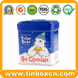 Square Chocolate Tin Box_ Metal Food Packaging Tins